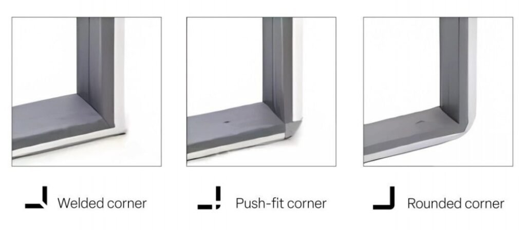 Welding, corner insert connection and hot bending processes of fiberglass warm edge spacersWelding, corner insert connection and hot bending processes of fiberglass warm edge spacers